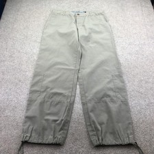 Volcom Pants Juniors 9 Green Cargo Twill Relaxed Cuffed Drawstring Hem