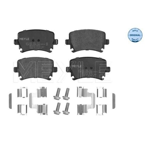 Plaquettes de frein Meyle 0252391417 pour disques de voitures Audi