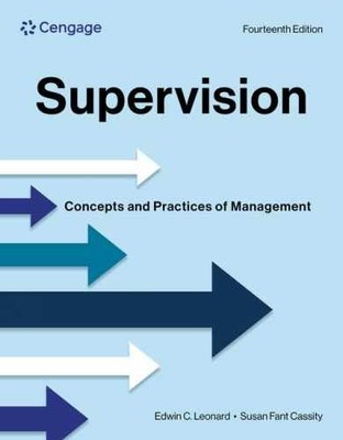 Supervision: Concepts and - Paperback, by Leonard Edwin; Cassity - Very Good