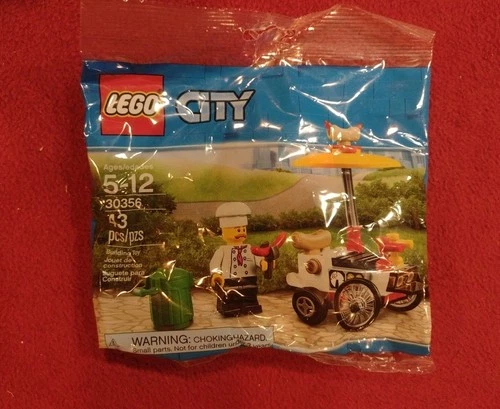 LEGO CITY 30356 Hot Dog Cart Stand Vendor NEW