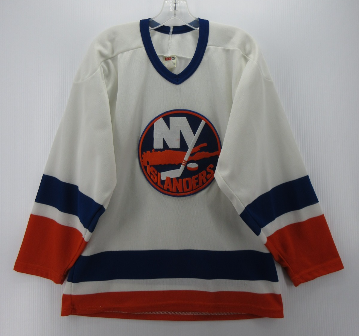 VINTAGE New York Islanders Jersey Men Small White CCM Maska Air