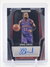 JAMAL SHEAD 2024-25 PANINI PRIZM BLACK ROOKIE SIGNATURES B RC AUTO Q6846