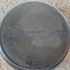 Vintage Griswold Large Block Logo No 8 (704J) Cast Iron Skillet cracked