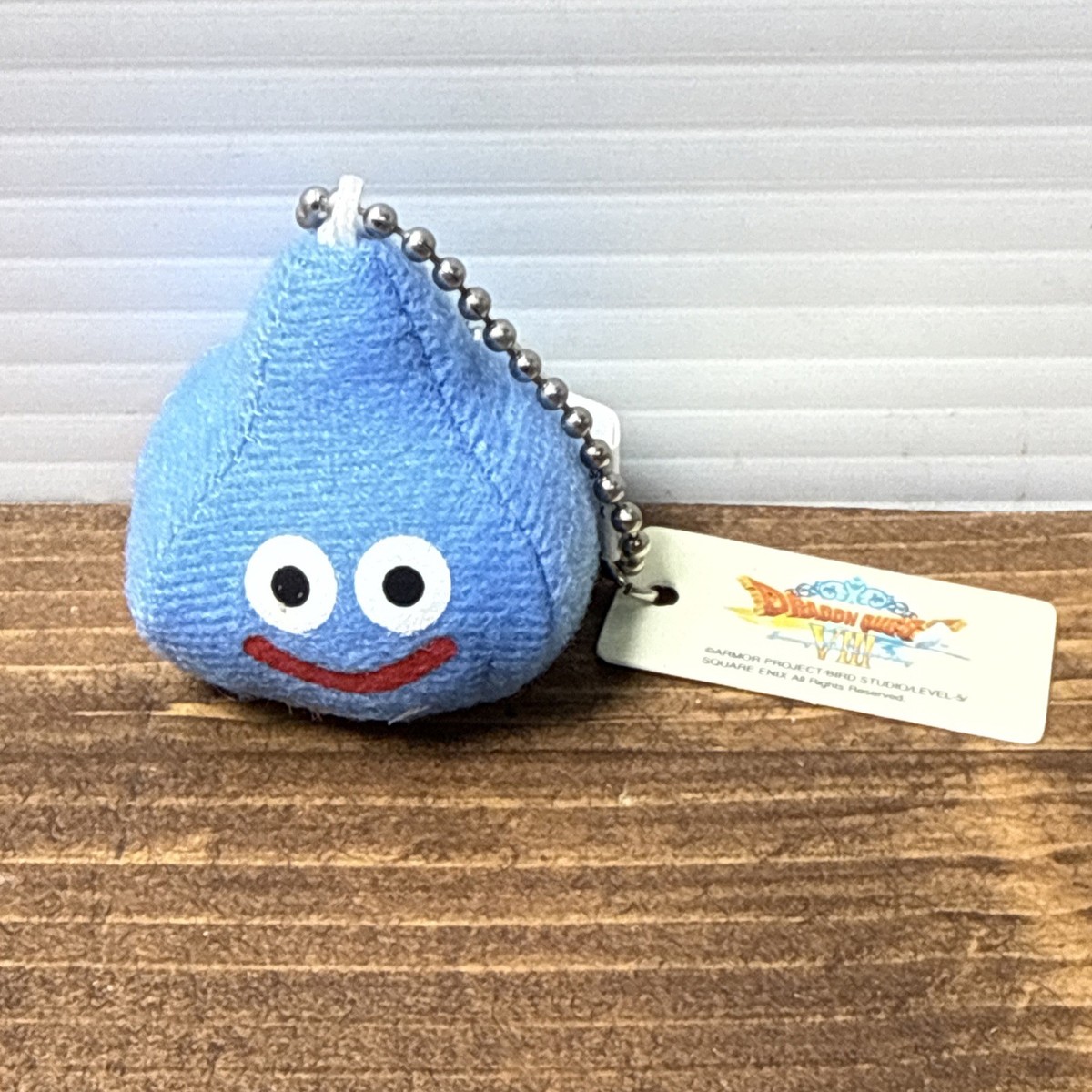 Square Enix Dragon Quest VIII 8 Slime Blue Keychain Cell Phone