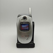 LG VX5300 Vintage Flip Phone Verizon - Silver - NO REAR COVR 2650