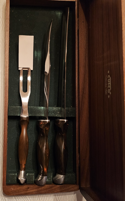 Cutco Deluxe Carving Set Vintage - 1731 1732 1733 - Pristine! Original Box!
