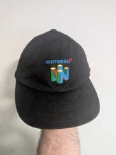 RARE Nintendo 64 Cap Hat H&M Strapback Super Mario Bros N64 Bioworld Video Game