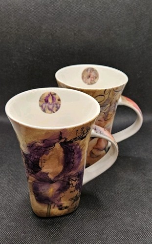 A Lovely Pair Of Leonardo Lifestyle Tall Coffee Mugs - Picture 3 of 6