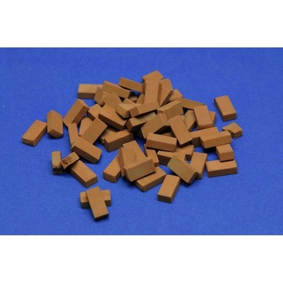 MW22 ROYAL MODEL 1100 SOLID CLAY BRICKS (1/16 SCALE) GEBRANNTE STEINE 