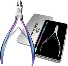 Cuticle Trimmer 3/4 Jaw Extremely Sharp Cuticle Nippers Scissors Stainless Steel
