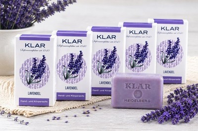 5x Klar s Lavendelseife 100 g Hand- und Körperseife Lavendel