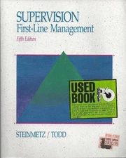 Supervision: First-line Management, Todd, H.Ralph