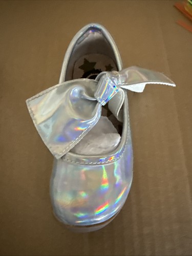 Livie & Luca Shoes Halley Silver Shimmer Reflective Size 6 New! - Picture 5 of 7