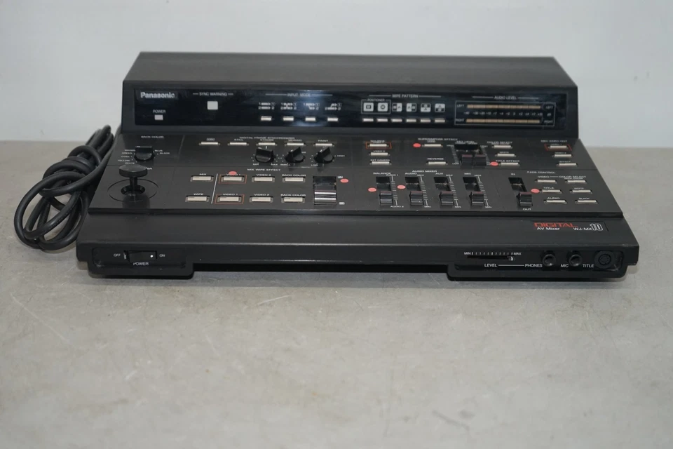 ^ Panasonic WJ-MX10 Audio & Video Digital Production Mixer #X5215 - Image 3 of 4