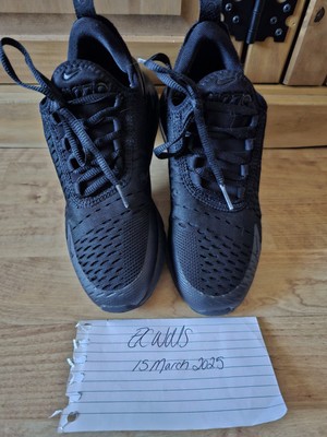 nike air max 270 junior black size 3