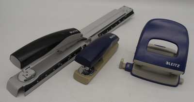 Leitz Locher & Tacker im 3 teiligen Set ( Set 1 )
