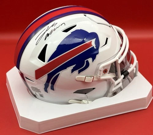 Josh Allen Signed Buffalo Bills Mid-Size (Midi) Speedflex Helmet - BAS