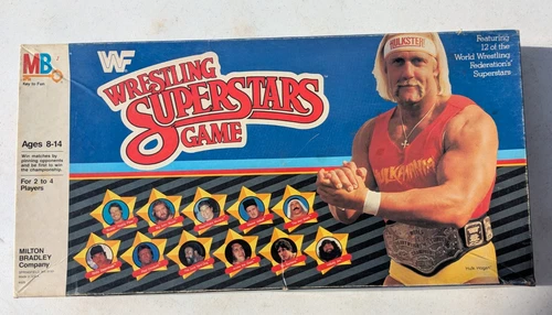 Vintage 1985 Milton Bradley WWF Wrestling Superstars Board Game Hulk Hogan