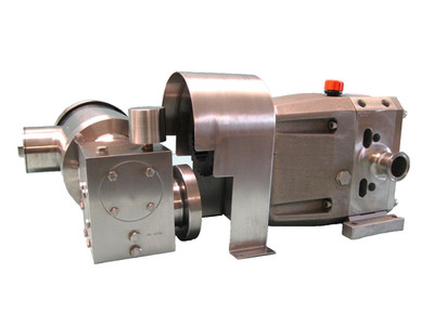 1-1/2'' Wright Flow Idex S2S Rotary Lobe Pump Stainless Sanifan 1.5 HP Motor P22