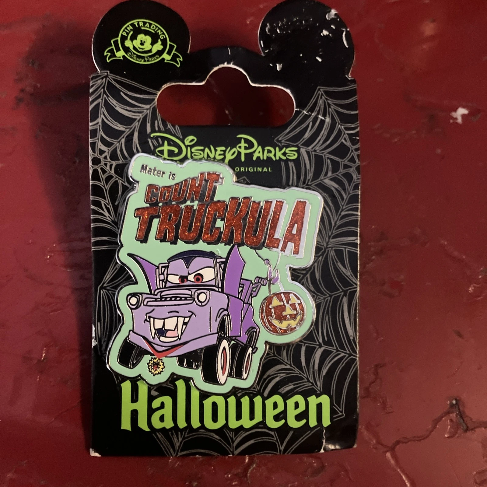 New Disney Happy Halloween Count Truckula Pin