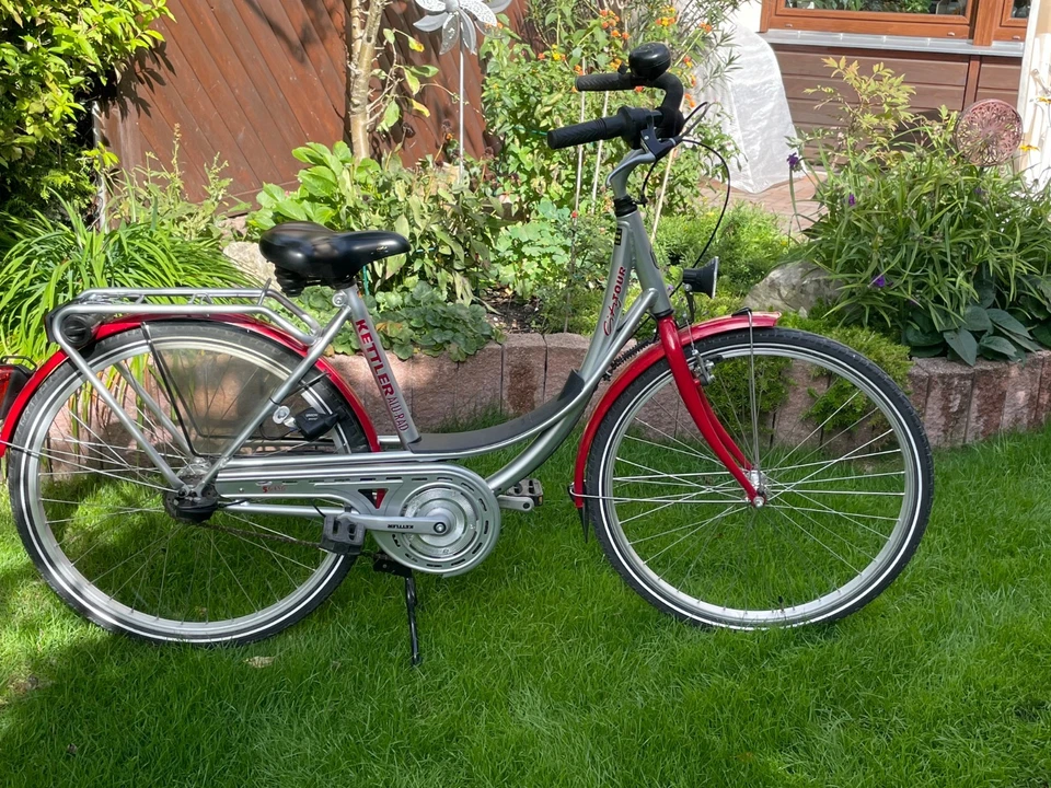 Kettler City Cruiser Damen Fahrrad tiefer Einstieg Gepäckträger 26 Zoll + Korb