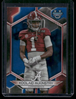 2023 Bowman's Best Univeristy Kool-Aid Mckinstry Blue Refractor RC #d /150 No. 9