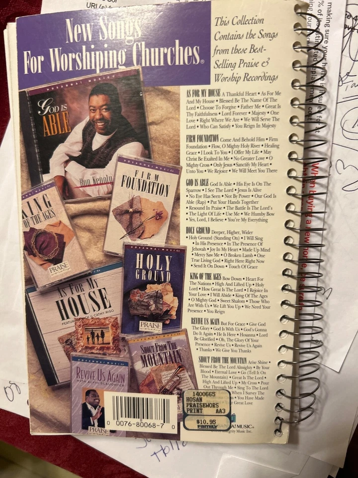 Hosanna Music Songbook 9 New Songs For Worshipping Churches - Image 3 of 4