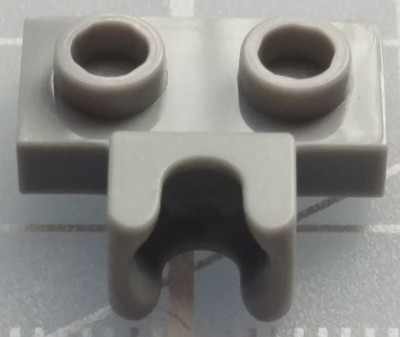 LEGO® Light Gray Plate 1 x 2 Small Towball Socket Part 14704