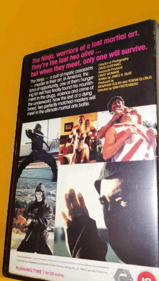 Pre Cert Revenge Of The Ninja VHS PAL UK 1983 Original Guild Big Box Ex Rental  - Image 3 of 4