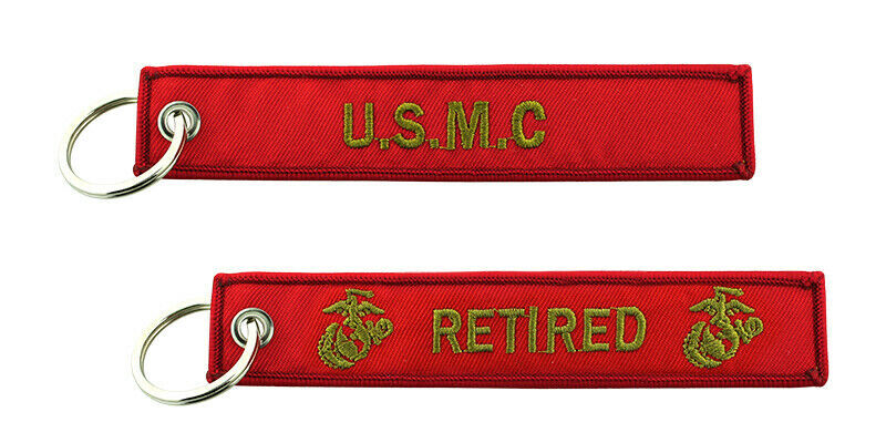 US MARINE CORP RETIRED KEY CHAIN