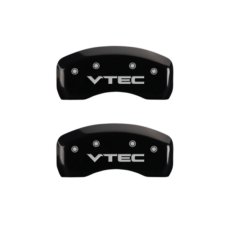 2002-2005 Acura NSX Base T Front Rear Black "VTEC" MGP Brake Disc Caliper Covers