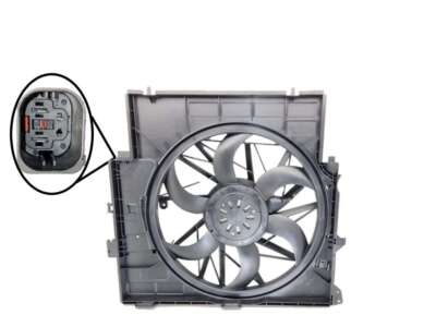 17427601176 NEW Radiator Fan Assembly For 2013 - 2018 BMW X3 X4