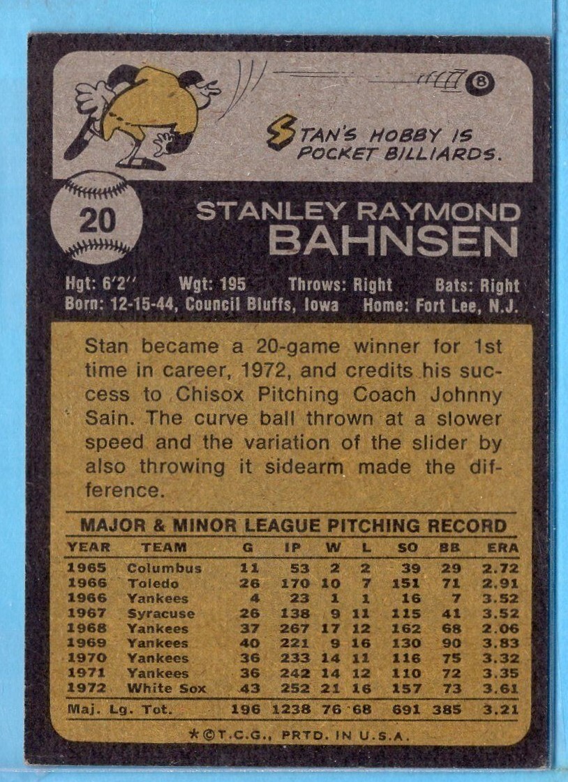 1973 TOPPS BASEBALL CARDS - PICK YOUR  FAVORITE 1-199 - Picture 48 of 380