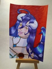 Overlord Albedo postcard headshot