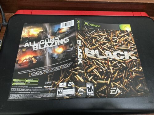 Black Original Xbox Game Cover Box Art - Picture 1 of 1