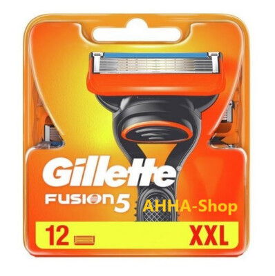 12 GILLETTE FUSION 5 RASIERKLINGEN NEU OVP