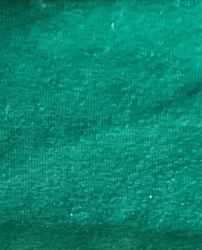 Vintage Green Velour Fabric W:58””xL:1.8 Yards - Image 2 of 4