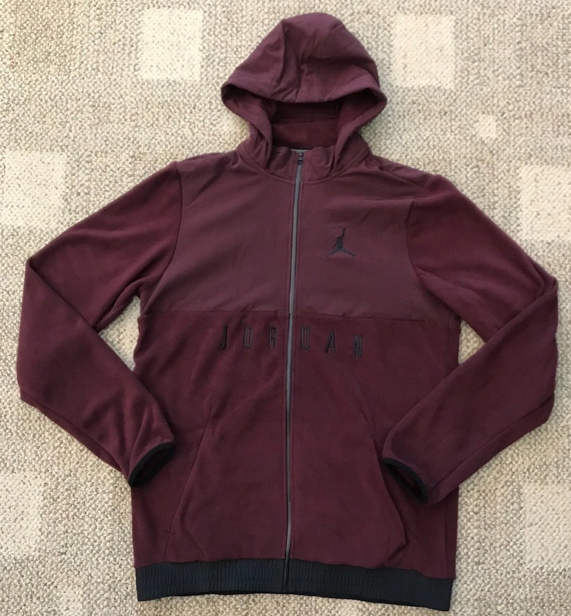 maroon jordan hoodie