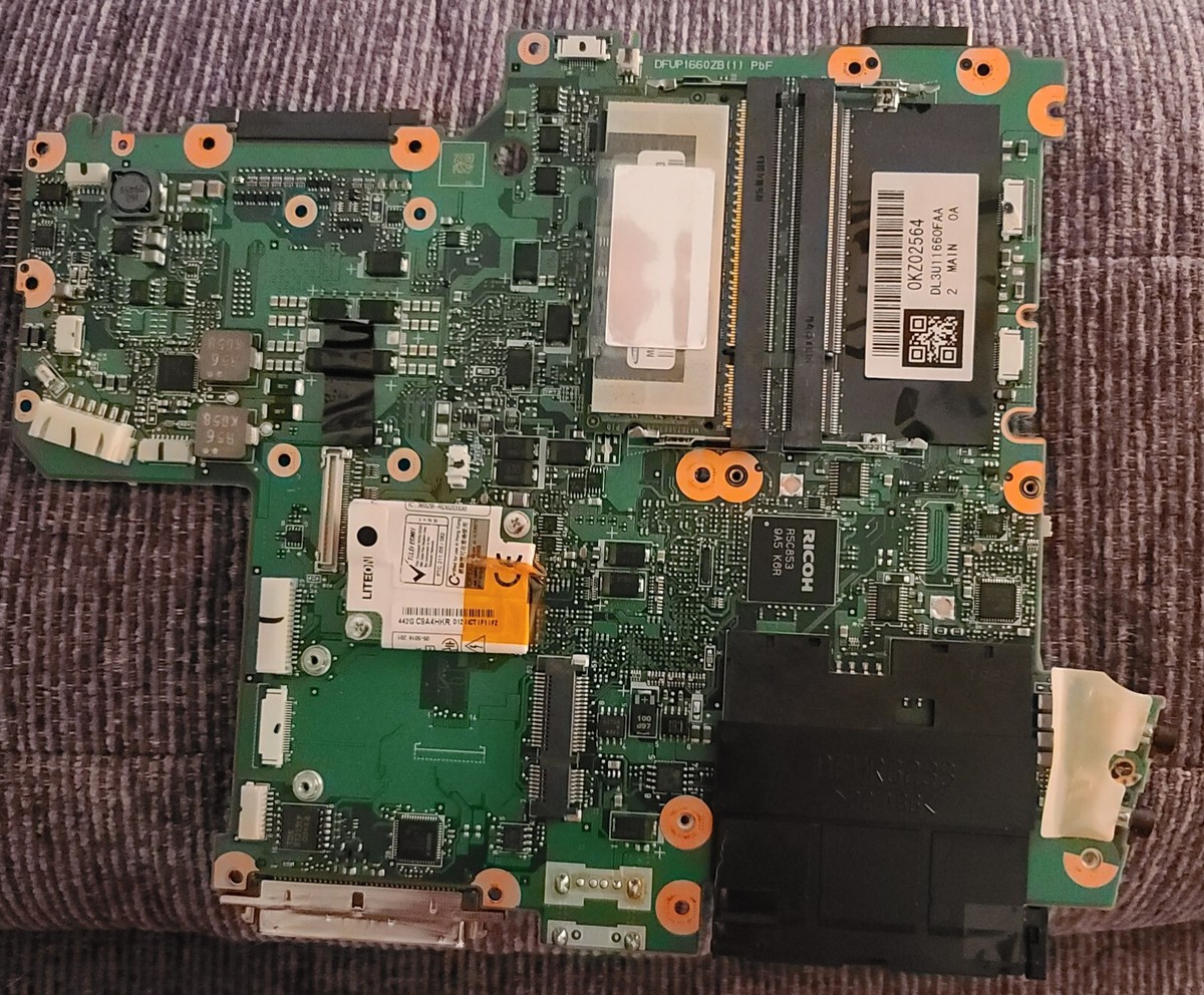 Genuine Panasonic Toughbook CF-74 DL3U11660FAA Motherboard W CPU