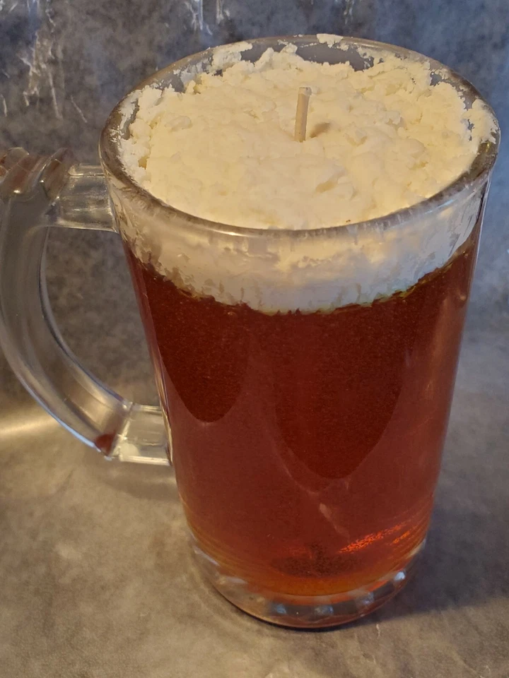 Beer Candle Citronella Fragrance Handmade to Order by Jordan! - Image 3 of 3