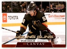 2020-21 Upper Deck UD Canvas Young Guns Dylan Coghlan Rookie #C218 Vegas Golden