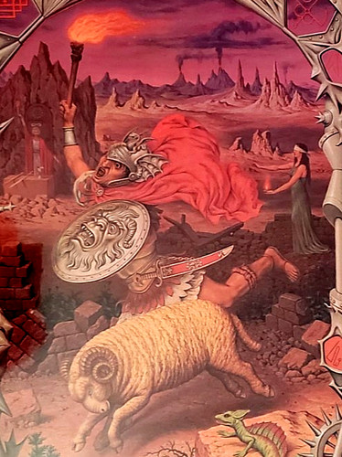 New/Sealed, Zodiac ARIES Johfra Bosschart Art Poster 15x21", Astrological Sign