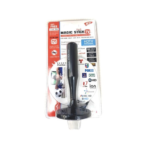 Magic Stick TV MS-45 Amplified Signal Booster Antenna for Digital HDTV 1080P HD - Picture 5 of 6