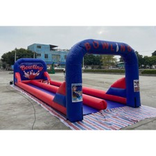 Inflatable Bowling Ball Fence Bowling Ball Games Inflatable Strike Pins Games