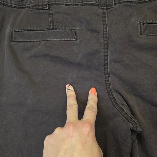 Pantalone Mossimo Junior 15 Marrone Svasato Mid Rise Y2K Elasticizzato Accademia Divisa Lavoro - Foto 3 di 17