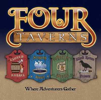 FOUR TAVERNS Game *New Factory Sealed*