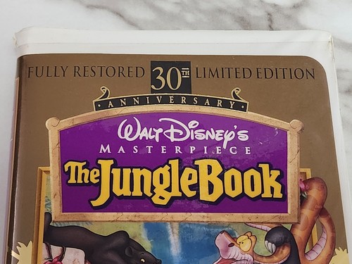 Walt Disney's Masterpiece The Jungle Book 30th Anniversary Limited Edition VHS - Picture 3 of 24
