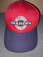 World's Greatest Grandpa Red / Blue Adjustable Snapback Hat Ball cap