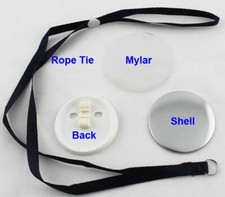 100PCS 2-1/4" 58mm Professional Button Maker With Rope for Badge Machine