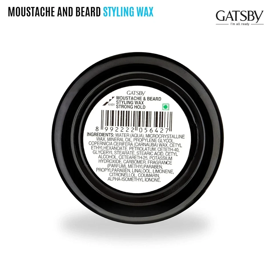 Gatsby Moustache & Beard Styling Wax - Strong Hold 25gm (Pack of 2) - Image 3 of 4